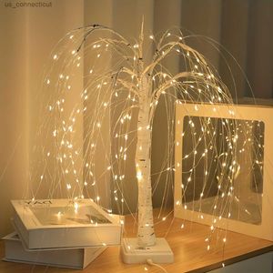 Tafellampen LED Wilg Tree Light met 8 modi - Dual Power Steady Color Perfect For Home Speciale gelegenheden