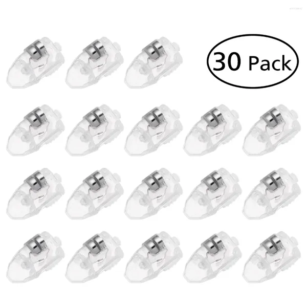 Lampes de table LEDMOMO 30pcs Superbright Balloon Lights LED Mini Party Light pour lanternes en papier (blanc)