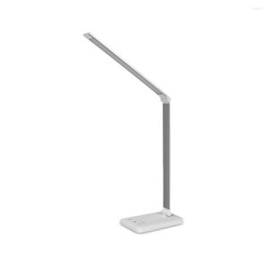 Lampes de table lumière LED 1A lecture réglable lampe de bureau lumineuse tactile sans flash dortoir éclairage maison 5 synchronisation de gradation