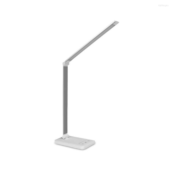 Lampes de table lumière LED 450lm lecture réglable étude lampe de bureau contrôle tactile Portable voyage éclairage de bureau 3 gradation