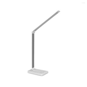 Lampes de table lumière LED lecture USB étude lampe de bureau tactile travail Portable chevet livre éclairage bureau 5 gradation synchronisation