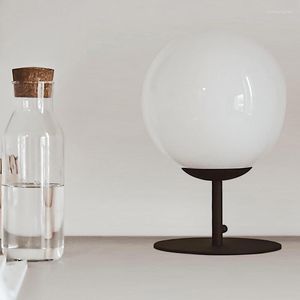 Lampes de table lumière luxe lampe en verre chambre chevet étude restaurant bar moderne minimaliste