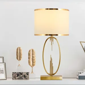 Lampes de table Lumière Lampe de luxe Creative N Simple Salon Décoratif Chambre Chevet Tactile