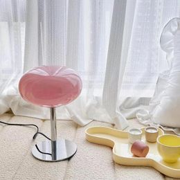 Lampes de table Luxury Dimmable Bedside Lampe Lollipop Decorative Bauhaus Postmodern Minimaliste Nordic Retro Verre