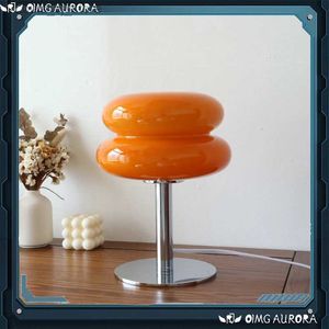 Lámparas de mesa Macaron Lámpara de mesa de vidrio Atenuación tricromática Sala de estar Lámparas de ambiente Protección para los ojos Luz nocturna Dormitorio de niña Decoración de cabecera YQ240316