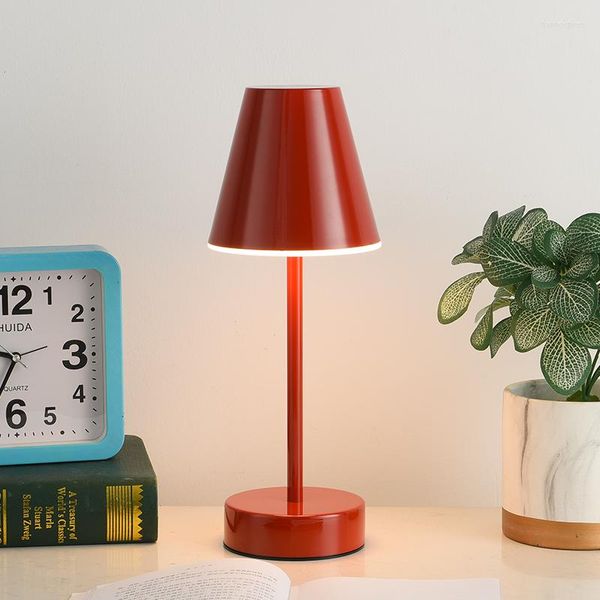 Lampes de table Macaron Multicolor System Dimmable Desk Touch Portable Lamp