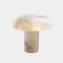 Lampes de table lampe en marbre lampe de bureau éclairage intérieur luminaire décoration de la maison pour chambre dressing étude