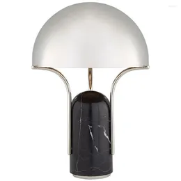 Lampes de table lampe en marbre conception nordique LED LED LUXE Mur intérieur intérieur pour le salon 2024 Éclairage de décoration tendance