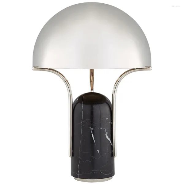 Lámparas de mesa Lámpara de mármol Diseño nórdico LED Luxury Interior Pared para sala de estar 2024 Decoración de tendencias Iluminación de iluminación