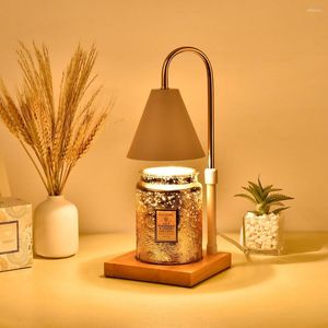 Tafellampen smelten wax kaarsen bureaulamp bedmondkantjes Nordic houten decoratie slaapkamer indoor verlichting cadeau