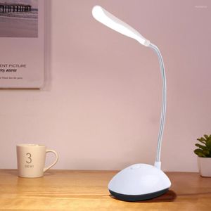 Lámparas de mesa Mini lámpara Protección ocular LED Escritorio para estudio Batería regulable Top Lantern Flexo Book Light Office Smart