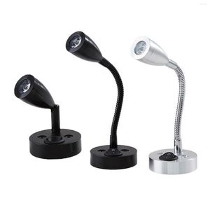 Lampes de table minimaliste petit projecteur LED camping-car chevet lampe de lecture tuyau Yacht lumière murale camping-car remorque lumières