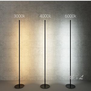 Tafellampen Minimalistische strip Moderne vloerlamp voor woonkamer LED Standaard Stand Licht Studie Slaapkamer Gratis