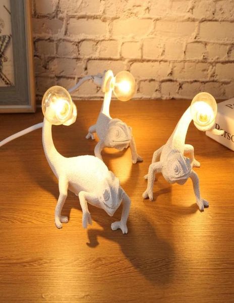 Lampes de table Animal moderne LED LED lampe nordique résine Light Home Salon chambre à coucher Restaurant de lit de lit Éclairage 2500575