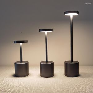 Tafellampen modern creatief restaurant led lamp diner licht USB oplaadbaar verlichting decor voor bar el eetkamer dimable