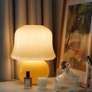 Lampes de table moderne verre salon décor chambre chevet bureau luminaires maison café étude mignon Led nuit