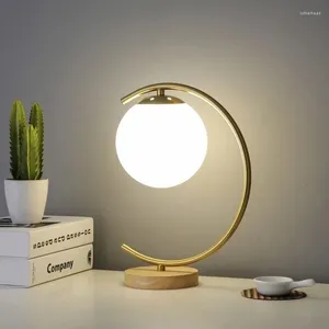 Tafellampen moderne gouden led lamp bureau bureau lampenkap slaapkamer woonkamer studie lees bed nachtverlichting bebouw