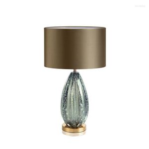 Tafellampen moderne lamp kristal glas witte kunst huisdecoratie verlichting luxe Noordse lichte doek schaduw E27 lamp gratis levering