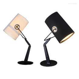 Lampes de table Lampe moderne Maison Fourchette Grande Bureau Étude Chambre Luminaire LED Suspension TA078