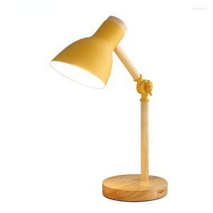 Tafellampen modern lamp Noordelijke leesstudie Slaapkamer Bedroom Kinderkinderen Kinderen Kantoor Industrieel Us EU -plug Home Decor Iron