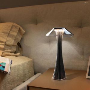 Lampes de table Lampe LED moderne Tactile Dimmable Lumières USB Rechargeable Protection des yeux Bureau de lecture Éclairage de nuit