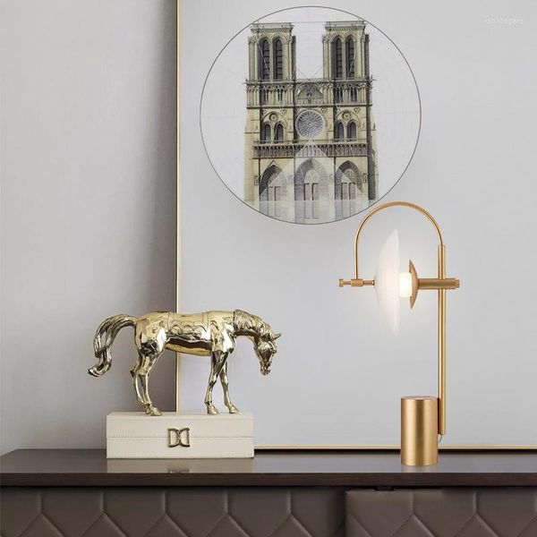 Lampes de table LED modernes Plumones De Cama Rose lampe lumières de jeu éclairage blanc cheval plume chevet violet chambre