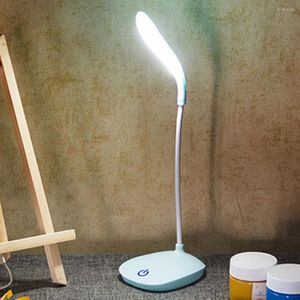 Tafellampen moderne led lees licht ogen bescherming bureaulamp aanraking dimable USB oplaadbaar bed voor slaapkamer