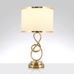 Tafellampen moderne led gedraaid goud draad woonkamer studeer slaapkamer bedkamer bed bureau lamp keuken eetbar decoratief