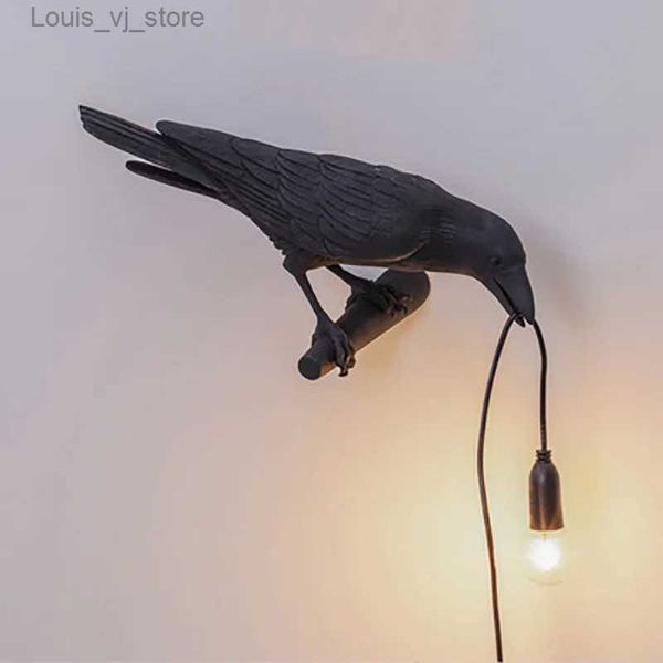 Lampes de table Moderne chanceux oiseau lampe de Table chambre chevet salon Table lumières créatif résine Animal animé décor à la maison luminaire YQ240316