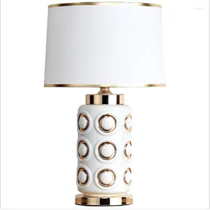 Tafellampen moderne luxueuze keramische lamp slaapkamer foyer ingang modebureau leeslicht 190175