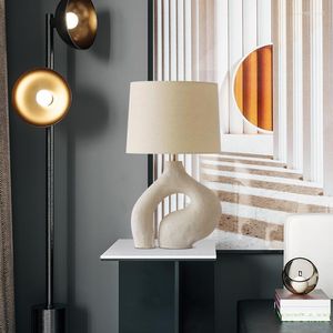 Tafellampen moderne minimalistische bureaulamp Noordelijke kunststof lampenkap slaapkamer bedstudie studeert monster woonkamer living decor lichten d