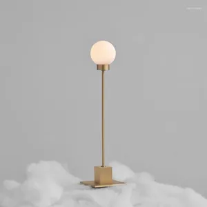 Tafellampen moderne minimalistische lamp met glazen lampenkap matte gouden bureau voor het bed kantoorstudieruimte zwart lezen