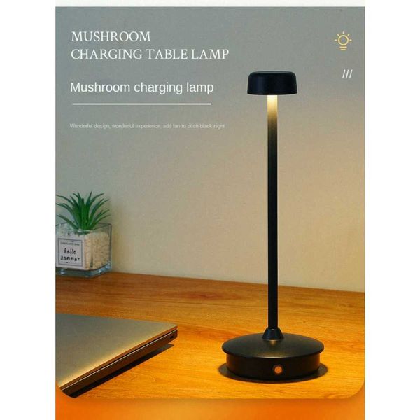 Lámparas de mesa, lámpara de mesa recargable minimalista moderna, barra de luz ambiental para acampar para sala de estar, estudio, dormitorio, cabecera AA230421