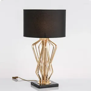 Tafellampen moderne postmoderne woonkamer marmeren metalen bureaulamp ontwerpermodel villa studie gepersonaliseerde decoratie thuislicht