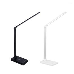 Lampes de table multifonctionnelles pour les yeux avec contrôle sensible du port de charge USB