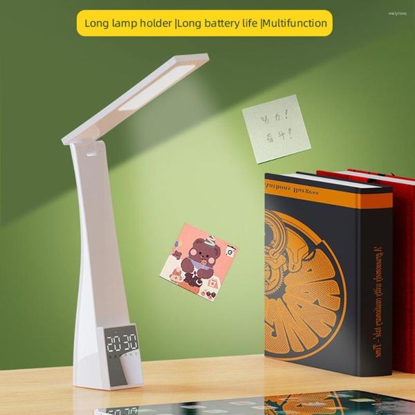 Lampes de table Veilleuse intelligente multifonctionnelle avec réglage de l'horloge pour le bureau