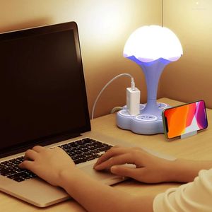 Lámparas de mesa Multifuncionales Lámpara USB LED RECARGABLE DESCRIMENTE Protección de oculares Aprendizaje Niños Bedroomedídos