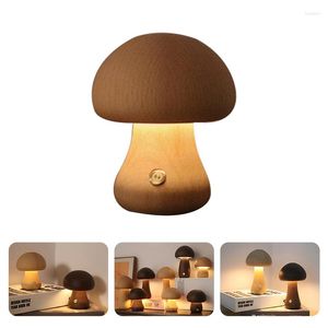 Tafellampen champignon warm touch night light slaapkamer bedrip bureaubladlichten geavanceerd zintuig led decoratieve ambient