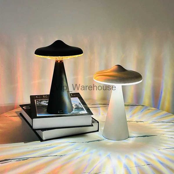 Lampes de table Nouveau Ufo petite lampe de nuit lampe d'ambiance en forme de champignon lampe de Table décorative hôtel chambre chevet lampe de Table décorative YQ231006