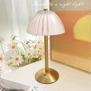 Tafellampen nachtlamp dimable metaal groothandel decoratieve lamp usb touch diming eye-cadeaub bureau retro