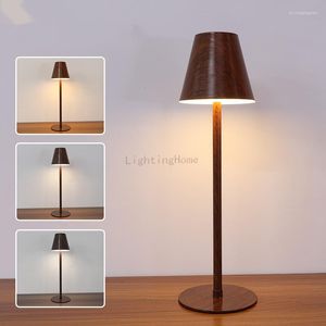 Tafellampen knoopperklamp voor slaapkamer vloerverkeerbaar USB verlichtingsbar el restaurant draadloos acryldecoratie nachtlicht