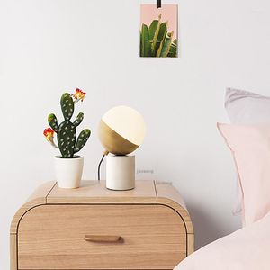 Tafellampen Noordig ontwerp marmeren lamp luxe slaapkamer bedmimalistisch bed voor woonkamer kunst woning decor bureau