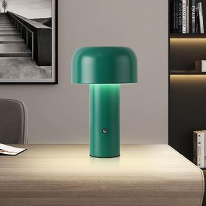 Lampes de table nordique Designer champignon Portable sans fil charge lecture LED éclairage chevet veilleuse lampe pour chambre