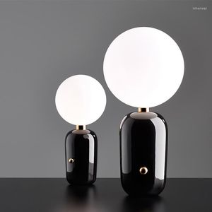 Tafellampen Noordig Europa LED GLASBAL CRYSTAL MASA LAMBAS LAMPARA DE MESA LAMP Woonkamer