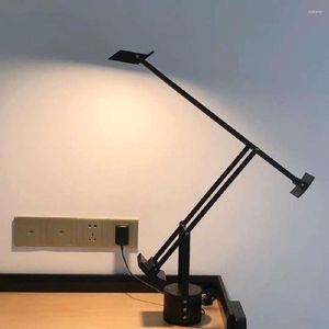 Lampes de table Nordic Freate Balance Lamp Artemide Diminable Led Light Pour La Décoration De La Chambre À Côté Du Salon Bureau D'étude