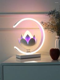 Lampes de table Lampe LED nordique simple moderne salon chambre chevet étude créative Ins fille Net rouge chaud lumière romantique