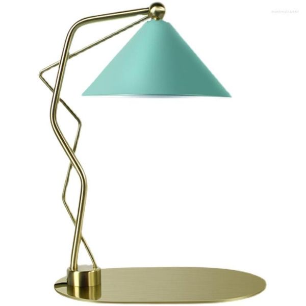 Lampes de table nordique métal croix-cire chambre étude salon lampe branché gradation pour aider à dormir petites veilleuses luminaires