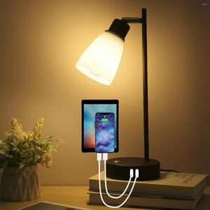 Tafellampen Noordelijke minimalist naast lamp voor studie slaapkamer woonkamer huisdecor Modern verlichting make -up licht licht