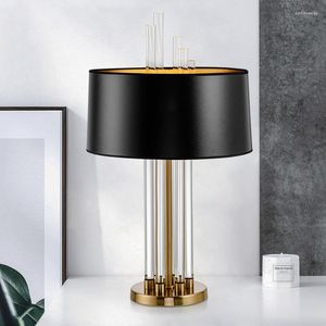 Tafellampen Nordic postmoderne glazen staaflamp is van toepassing op de decoratie van woonkamer en studeerkamer
