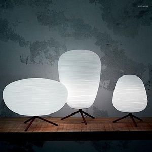 Lampes de table Nordic Simple Vis Filetage Lampe en verre Postmoderne Salon Chambre Lit Creative Restaurant Bar Home Deco Luminaire